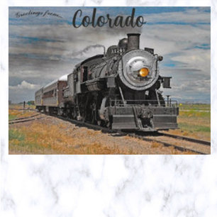 Trein in Colorado Briefkaart