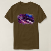 Trein in in ruimte 1 t-shirt (Design voorkant)