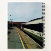 trein in  stijl notitieboek (Achterkant)