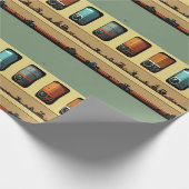 Trein Inpakpapier (Hoek)