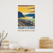 Trein Kunst Locomotief Poster Spoorweg Print Nieuw (Keuken)