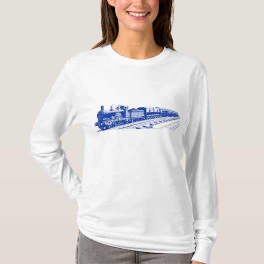 trein - marine t-shirt (Voorkant)