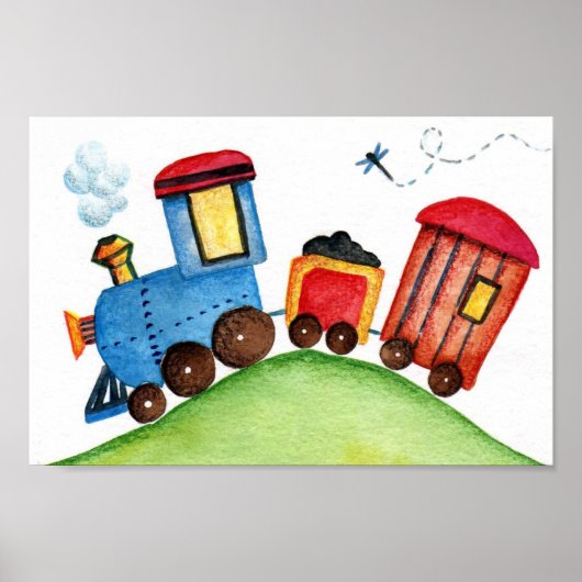 Trein met Choo-choo print (Voorkant)