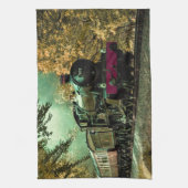 Trein met oprolmechanisme aftakkleppen theedoek (Verticaal)