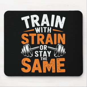 Trein met stam - Fitness bodybuilding Gewichtsleve Muismat