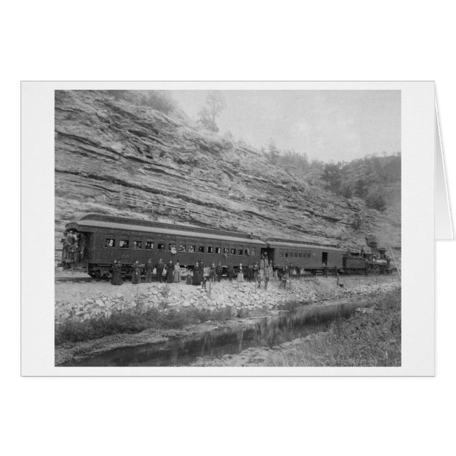 Trein op Burlington en Missouri (Voorkant Horizontaal)