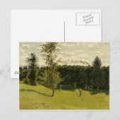 Trein op het platteland (1870) briefkaart (Voorkant / Achterkant)