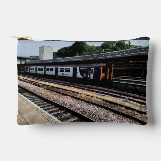 Trein, op het station etui (Voorkant)