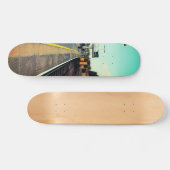 Trein op het station skateboard (Horizontaal)