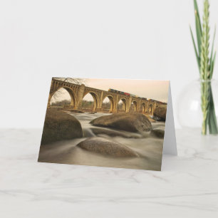 Trein over James River Kaart