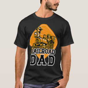 trein Pap model locomotief T-shirt
