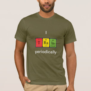 Trein periodiek tafelwoord shirt 3