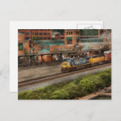 Trein - Pittsburg, PA - Station Square Briefkaart (Voorkant / Achterkant)