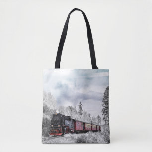  trein Reizen door Winter Wonderland Draagtas