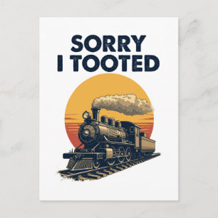 Trein Sorry dat ik de Funny Locomotive Railroad ko Briefkaart