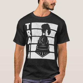 Trein Spoorweg Trein Spotters Trein Liefhebber T-shirt