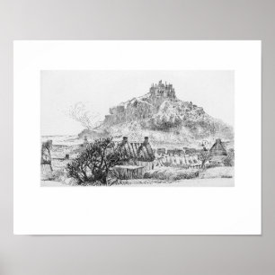 Trein St. Michael's Cornwall Eleanor Hughes Print 