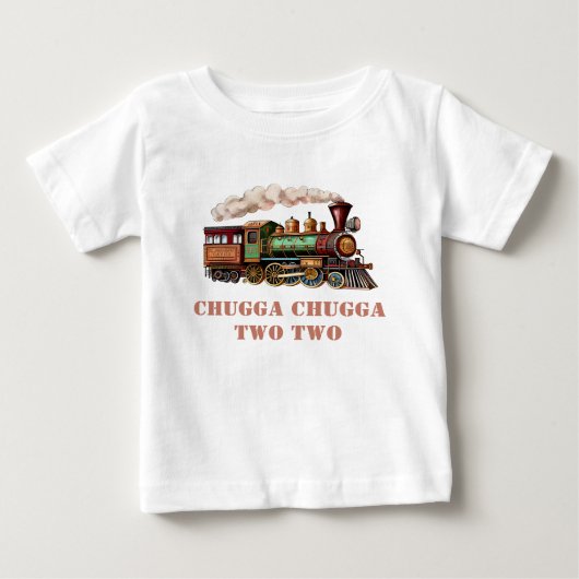 Trein Tweede 2e verjaardagsfeestje Chugga Chugga T (Voorkant)