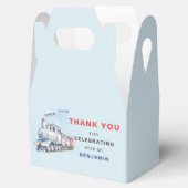 Trein Verjaardag Gable Box / Favor Box Chugga Chug Bedankdoosjes (Geopend)