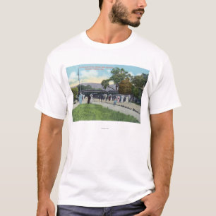Treinaankomst bij Boyes Hot Springs T-shirt