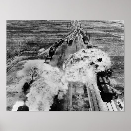 Treinaanval Poster (Voorkant)