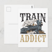 Treinadviseur model spoorweg baanbreker briefkaart (Voorkant / Achterkant)