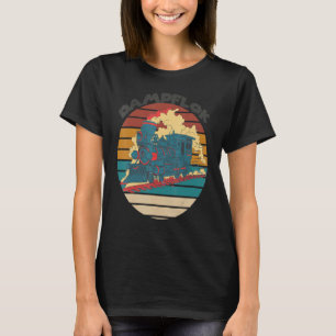 Treinbestuurder Spoorweg Stoomlocomotief Spoorweg  T-shirt