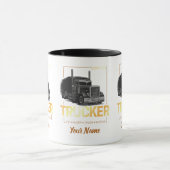 Treinboor bestemd om de bestuurder te zijn van de mok (Midden)