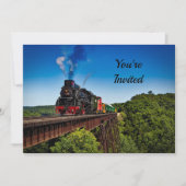  treinbrug - Birthday Kaart (Voorkant)