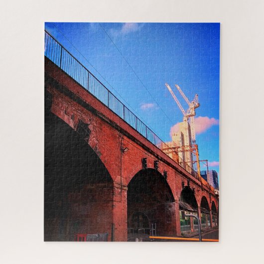 Treinbrug Legpuzzel (Verticaal)