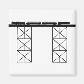 Treinbrug Magneet (Voorkant)