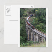 Treinbrug over Sri Lanka Briefkaart (Voorkant / Achterkant)
