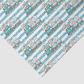 Treinen en Beren Tissuepapier (Detail)