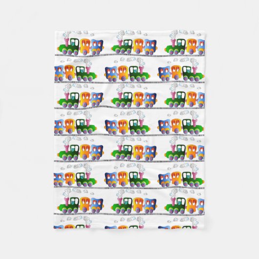 Treinen Fleece Deken (Voorkant)