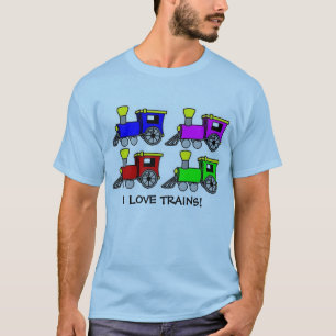 treinen, IK HOU VAN TRAINEN! T-shirt