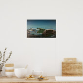 Treinen in Boston Yard Poster (Keuken)