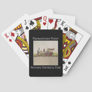 Treinen in het Promontory Point National Historic Pokerkaarten