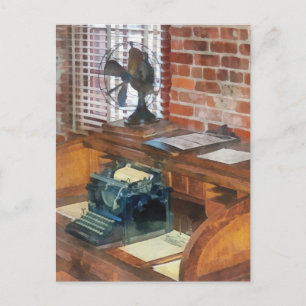 Treinen - Kantoor van de masteropleiding van het s Briefkaart