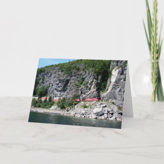 Treinen langs Lake Superior Kaart (Voorkant)