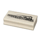  treinen met kunststempel 	rubberstempel (Stempel)