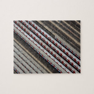 Treinen onmogelijk legpuzzel