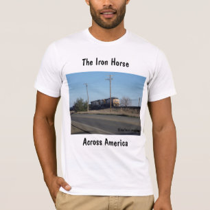 Treinen opgebouwd Amerika T-shirt, kleding, herenk T-shirt