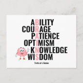 Treinen van een Genius Briefkaart (Voorkant)