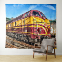 treinen voor de locomotief