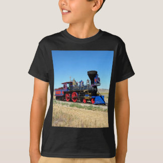 Treinfoto van de locomotiefstoommotor t-shirt