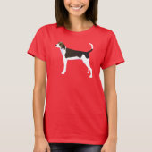 Treing Walker Coonhound Basic Breed  T-shirt (Voorkant)