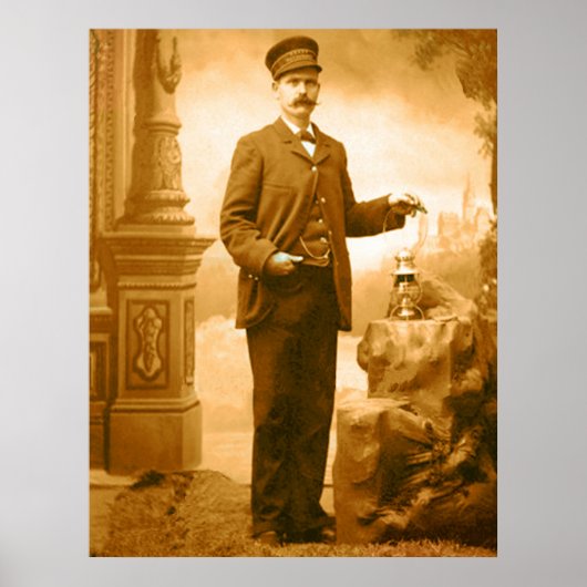 Treingeleider Poster (Voorkant)