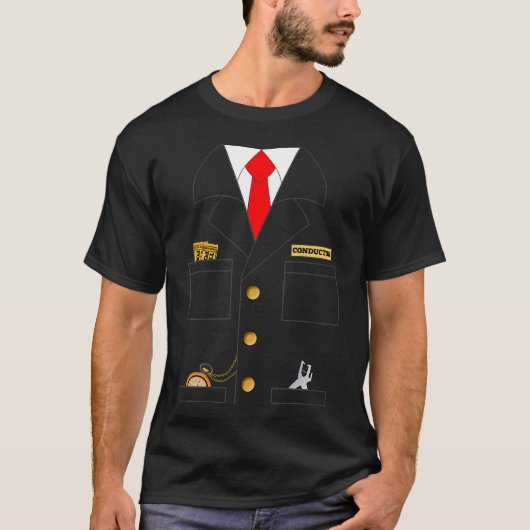Treingeleider Shirt kostuum Volwassenen Kind (Voorkant)