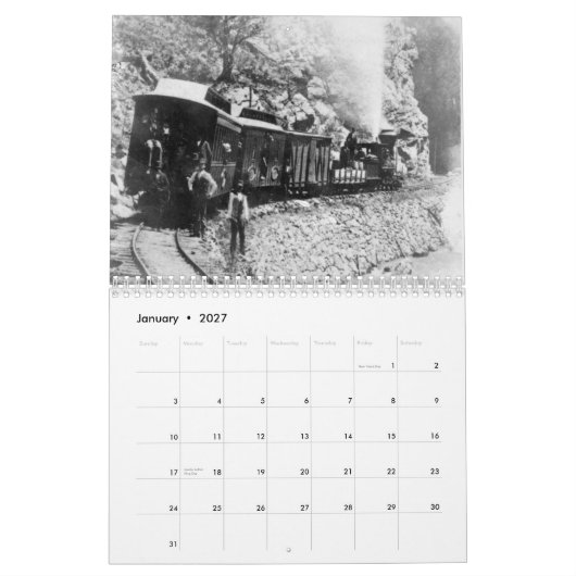  treinkalender kalender (Jan 2027)