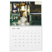 treinkalender met stoomlocomotief kalender (Mar 2026)